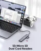 Hubs Odnośnik USB C Hub z ładowaniem 100W, 4K HDMI, czytnik podwójnej karty, kompatybilny z USB 3.0 2.0 20232016 MacBook Pro, nowy MAC Air/Surfa