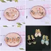 Charms 10Pcs/Pack Rhinestone Haneda Shoes Floating Enamel Drop Oil Alloy Pendant Fit For Jewelry Accessoriescharms Delive Dhtwj