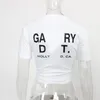 23SS 여성 V- 넥 가디건 단색 티셔츠 반 슬리브 인쇄 작물 슬림 패션 섹시 오픈 칼라 Tshirts 601