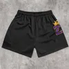 Męskie spodenki Y2K Sports Shorts dla mężczyzn Running Fitness High talia Hip Hop Pocket Skull Basketball Print Gym T230209