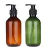 Storage Bottles 300/500ml Empty Pump Bottle Dispenser Essential Oil Refillable Body Soap 28ED