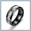 Band Rings Pretty Wedding Ring Men Vintage For Lord Male Mens Jewelry Lovers 316L Stainless Steel Drop Delivery Dho8K
