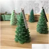 Cake Tools 3d Christmas Tree Pine Cone Sile Candle Soap Clay Making Diy Decor 201023 Drop Delivery Home Garden Kitchen Dining B DHXPG