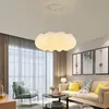 Ceiling Nordic Cloud Pendant White Hanging Lamp for Bedroom Kid Lights E27 Indoor Dinning Living Room Lighting 0209