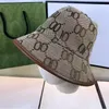 Designer bucket hatt herr och dam hattar mode klassisk stil brevtryck design utomhus solskydd present ge social sammankomst tillämplig