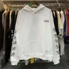 Sudadera con capucha para hombre, sudadera con estampado de letras de hueso blanco, jersey unisex de algodón