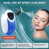 Corea Oxgen jet Tecnologia facciale Face Therapy Mask Dome water Spray O2to Derm Hydrogen Oxygen Small Bubble cura della pelle Face Lifting beauty equipmen