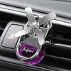 Decorações Four Leaf Ambientador Tomada Alloy Clip Auto Aromatherapy Fragrance Perfume Difusor Interior Acessórios Do Carro 0209