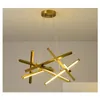 L￢mpadas pendentes ilumina￧￣o moderna de lustre LED para sala de estar lustres de cozinha n￳rdicos lustres de lustre de brilho DH9DE