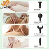 JXP Gun Lcd Battery Muscle Neck Electric Massager Relax Vibration Pain Relief High Frequency Sport Deep Tissue Massag 0209