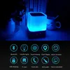 Przenośne głośniki kolorowe światła bezprzewodowe głośnik Bluetooth Night Light Touch Wsparcie Wsparcie Aux Audio InportAclable