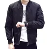 Herenjacks 2023 Leer Autumn Casual Solid Fashion Slim Men Bomber Jas