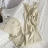 Повседневные платья Oceanlove Корейская вязаная халата Femme Summer v Neck без рукавов изгиб.