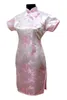 Casual klänningar svart traditionella kinesiska kvinnor qipao klänning sexig kort mini cheongsam handgjorda knapp blomma stor storlek 3xl 4xl 5xl 6xl 230209