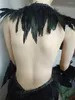 Skirts Creative Rooster Feather Trims Strung Chicken Trimming Skirt Costume Carnival Decoration Stage Costumes