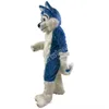 Wolf Husky Dog Fox Trajes de figurinos animados de desenho animado Mascot Halloween Carnival Fantas