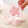 Table Mats Cherry Blossom Heat Insulation Mat Family Office Anti-skid Tea Cup Milk Mug Coffee Decoration Accessories