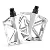 Bike Pedals 1 Pair New Bicycle Pedal Aluminum Alloy Bike Pedal MTB Road Cycling Accessories Bike Pedals Ultra-Light Bicycle Parts 0208