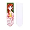 Logo personalizzato Sublimazione Bianchi personalizzati fatti a mano PU Bookmark School Office Supplies Foto Print B246 B246