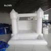 8x5m White Inflatable Bounce House With Ball Pit for kids 10ft Mini jumping bouncer Pool With Air Blower free ship to your door