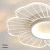 Ljus modern LED blomma taklampor vardagsrum lyster sovrum studie balkong inomhus belysning sovrum ytmontering taklampa 0209