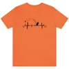 Herren-T-Shirts, Elektrokardiogramm-Shirt, Grafik, übergroße T-Shirts, Herren-T-Shirt, Kleidung, Baumwolle, Sommer-T-Shirt, kurzärmeliges Outfit