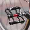 Bike Pedals WEST BIKING MTB Bike Pedals 2 Bearing Aluminum Alloy Bicycle Pedals Anti-slip Road BMX Universal Footrest Cycling Accessories 0208