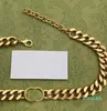 Hochwertige Designer-Halsketten, kubanische Halskette, Halsband, Punk, Vintage, klobige, dicke Gliederkette für Frauen, Neujahrsschmuck, Acc6108540