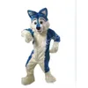 Wolf Husky Dog Fox Trajes de figurinos animados de desenho animado Mascot Halloween Carnival Fantas