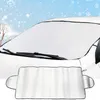 Auto Fenster Sonnenschutz Faltbare Auto Schnee Abdeckung Winter Windschutzscheibe Sonnenschirm Im Freien Wasserdichte Anti-UV-Schutz Auto Zubehör