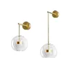 Appliques nordiques 10W LED lumière verre bulle échantillon lampe de salle créative boule ronde pour intérieur décor à la maison éclairage goutte livraison Dhub7