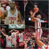 カスタム UNLV ランニングレベルズバスケットボールジャージビクターイウアコーイライジャ寄木細工ジャスティンウェブスターシェーンノーウェルジョードンマッケイブケションギルバートデビッドムオカメンズ UNLV ジャージ