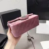 Qualità Alta Lusso Designer C Borse a tracolla Moda donna Velluto dorato Borsa a catena grassa Fang Borse Portafoglio a tracolla Totes Borsa classica Borsa a mano da donna