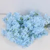 Fleurs décoratives 97 cm fleur artificielle lilas en plastique soie Bouquet Syringa Oblata Lindl mariage décor à la maison