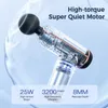 abdo Gun Portable Percussion Pistol Massager For Body Neck Deep Tissue Muscle Relaxation Gout Pain Relief Fitness 0209