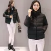 Kvinnorjackor Fashion Women Winter Basic Jacket Stand Collar Solid Autumn Female Coat Outwear Ladies Casaco Feminina Inverno Tops