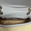 Bolsos de diseñador de alta calidad Mujeres Cadenas de plata dorada Correa Mensajero de cuero Bolso de compras Bolso cruzado Bolsos de hombro Bolsos Bolso de mano Bolsos de mano Monedero Carteras