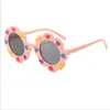 Kids Sunglasses Sunflowers Sun Glasses Designer Round Frosted Frame Girls Frosted Glasses Children's Sunscreen Fashion Cute Eyeglasses Eyewear Wholesale BC282