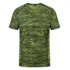 Herr t-skjortor snabb torr mans casual t-shirt gym fitness topp skjorta herrar sportkläder manliga modekläder plus asia storlek l-8xl