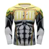 Camisetas para hombre Cody Lundin Diseño novedoso Cool 3D Print Hombres Camisa larga Primavera Otoño Transpirable Sport Rash Guard Boxeo Jujitsu Ropa