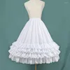 Kjolar nonsar 70 cm lolita magi kjol stöder våldsam fiskben carmen underskirt justerbar petticoat