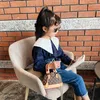 2023 محافظ منفذ التخليص على الإنترنت بيع الأطفال شل أزياء الأزياء الأجنبية جميلة سلسلة رسول صغير الفتاة الصغيرة الفتاة