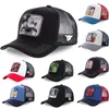 Wide Brim Hats Bucket Hats Ball Caps Summer Unisex Hip Hop Embroidered Animal Men Baseball Caps Women Breathable Mesh Snapback Hats Mens Trucker Hats Cap