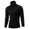 Herentruien herfst winter heren turtleneck trui trui heren breien pullovers rollneck gebreide trui warme mannen jumper slank fit casual trui 230208