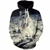 Men's Hoodies 2023 Punk Sweatshirt Men Jacket Arrival Fashion Couples 3D Print With Pocket Sudaderas Mujer