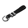 Fashion Key Buckle Car Keychain Handgjorda läder Keychains Mens Womens Bag Pendant Accessories