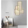 Wall Lamps Modern Led Lights For Bedroom Living Room Corridor Mounted 90260V Sconce Lamp Fixtures Drop Delivery Lighting Indoor Dh2X7