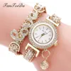 Fashion Women Watches Flower Diamond Wrap Around Quartz Wrist Watch Female Clock Wristwatches308s