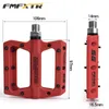 Bike Pedals FMFXTR Nylon Fiber MTB Pedals BMX Bearing Non-Slip Platform Pedals CR-MO Axle Flat Bike Pedals Road Cycling Bicycle Footrest 0208