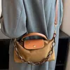 Venta al por menor Cartera al por mayor Tasche 95% de descuento Lienzo Diseñador Cadena Axilas Bolso de mujer Bolsa Contraste Bolso pequeño Hombro Bolsos cruzados Lujo para Casual